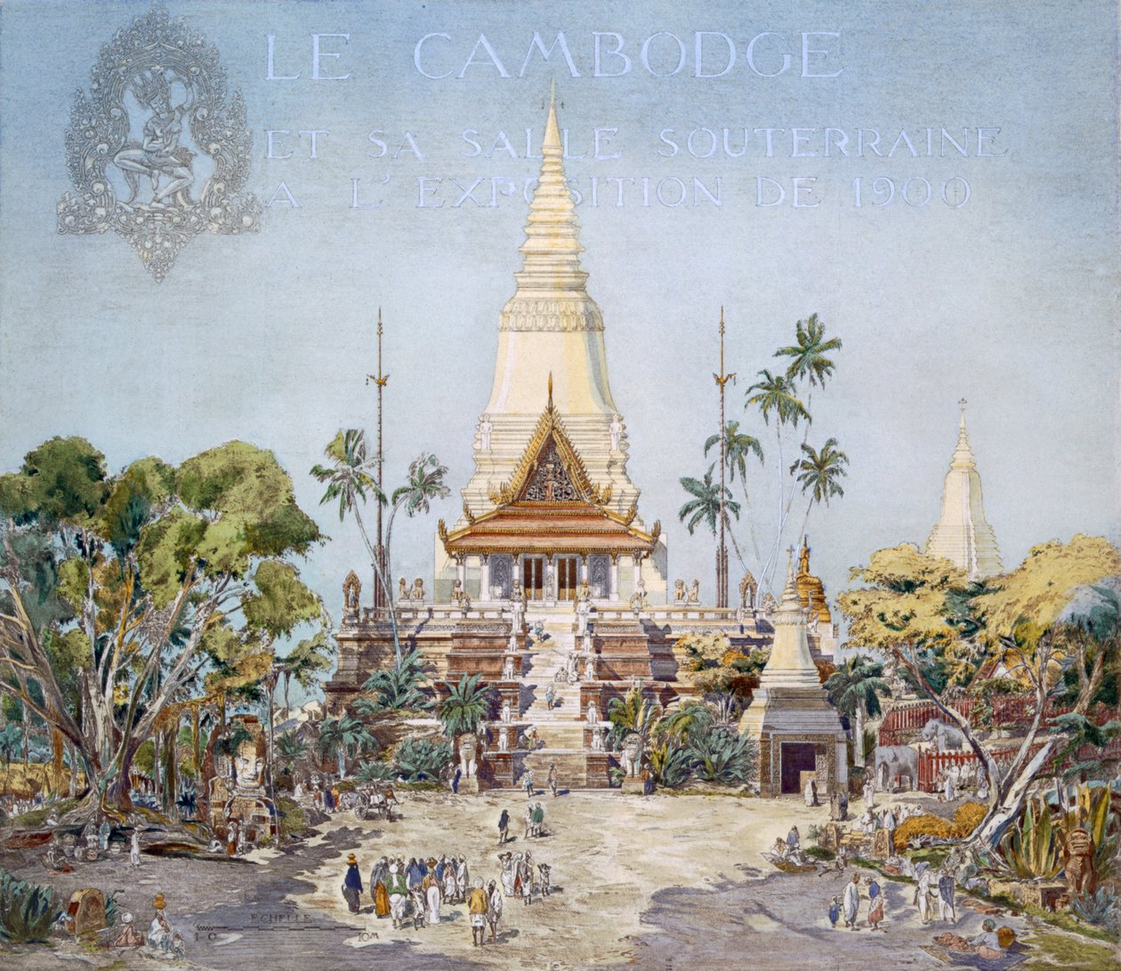The Cambodian Pavilion, Paris Expo, 1900, from 