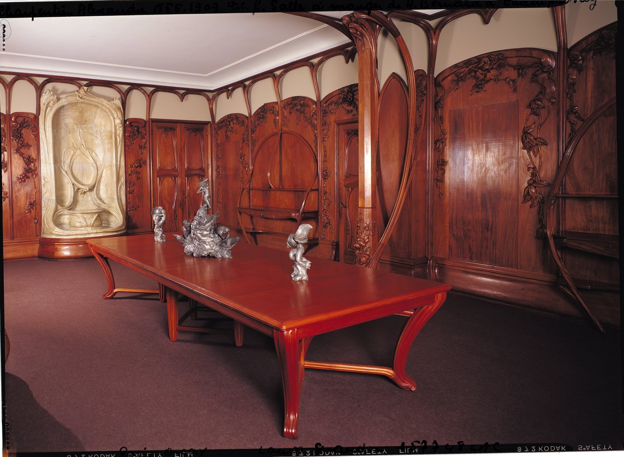 Dining Room Belonging to Adrien Benard, at Champrosay, 1900-01 by Alexandre Charpentier