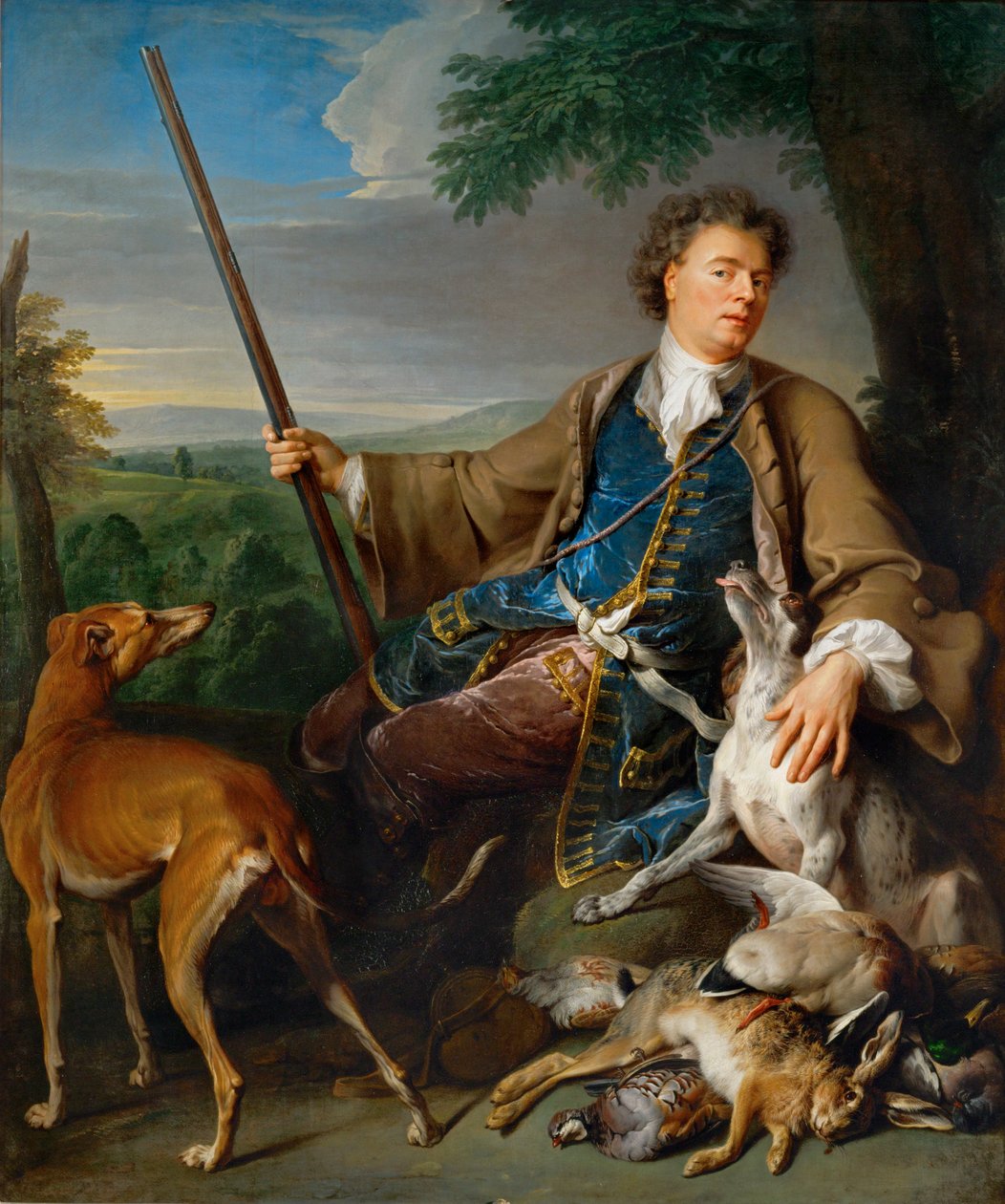 Portrait of the Artist as a Hunter by Alexandre Francois Desportes