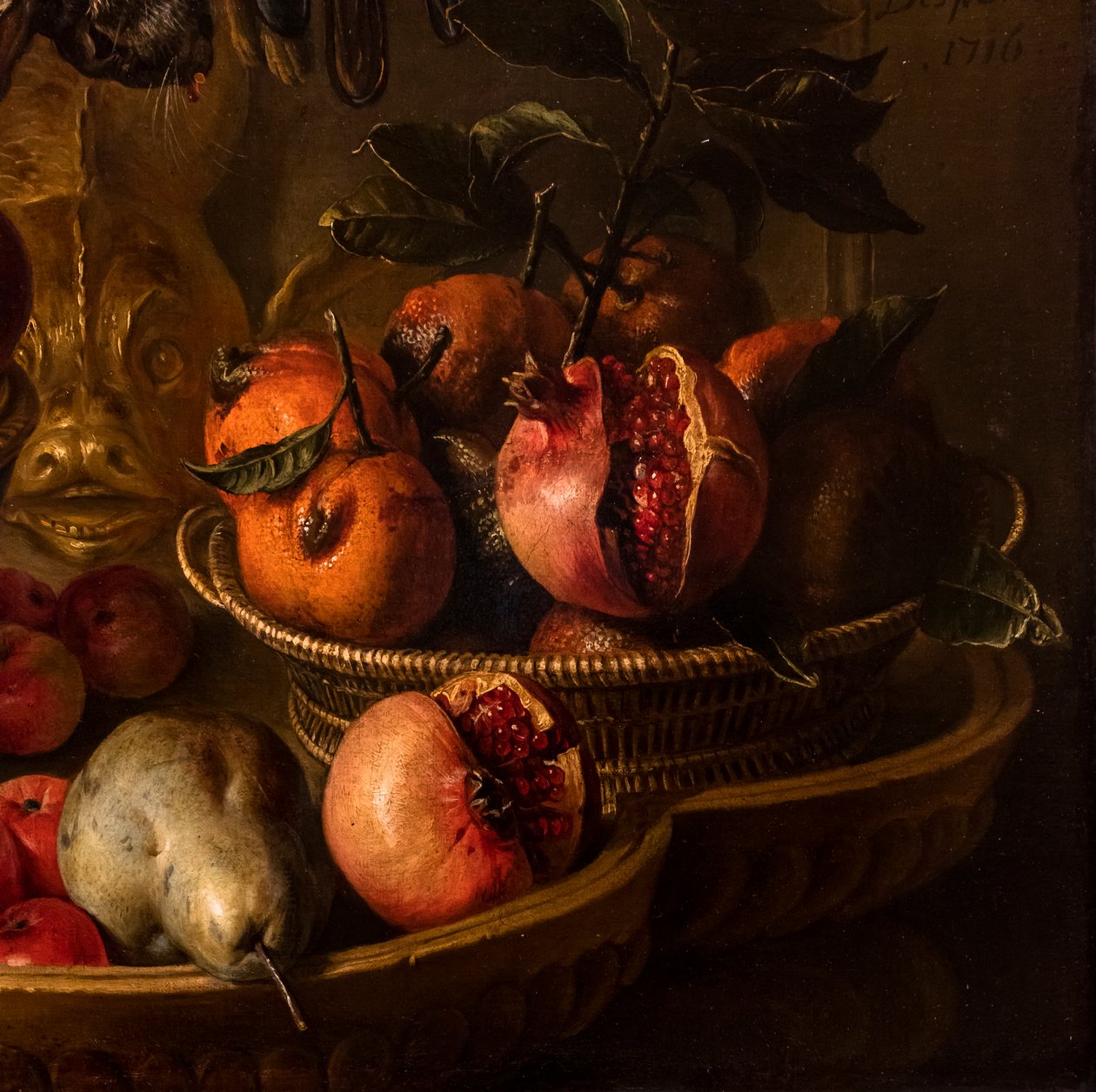 Still Life with Game Trophy (detail) by Alexandre-François Desportes