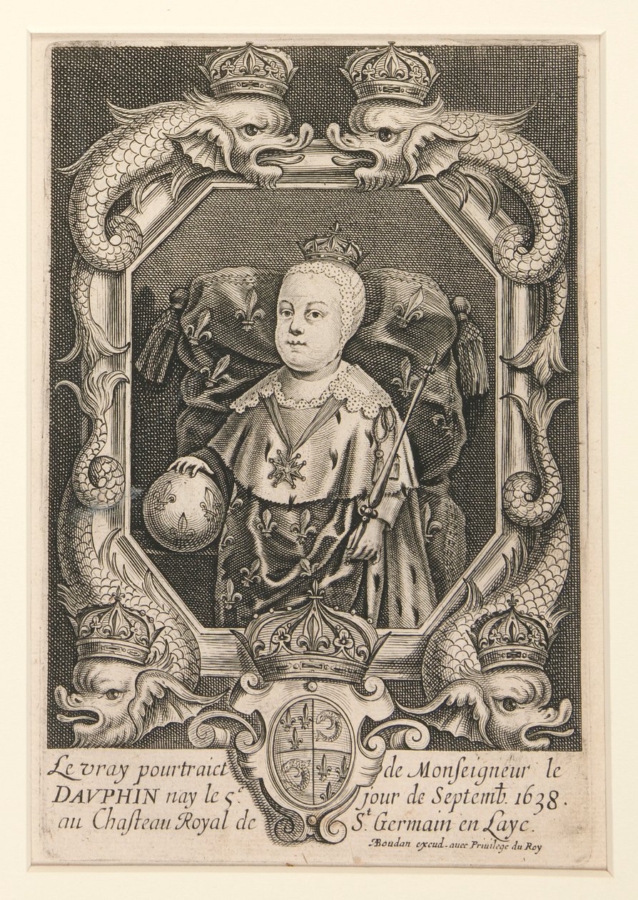 Portrait of Louis XIV as the Dauphin by Alexandre Boudan