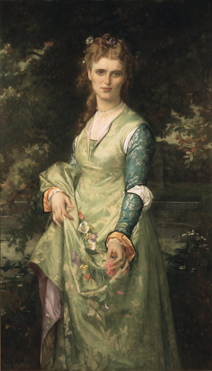 Christina Nilsson as Ophelia by Alexandre Cabanel