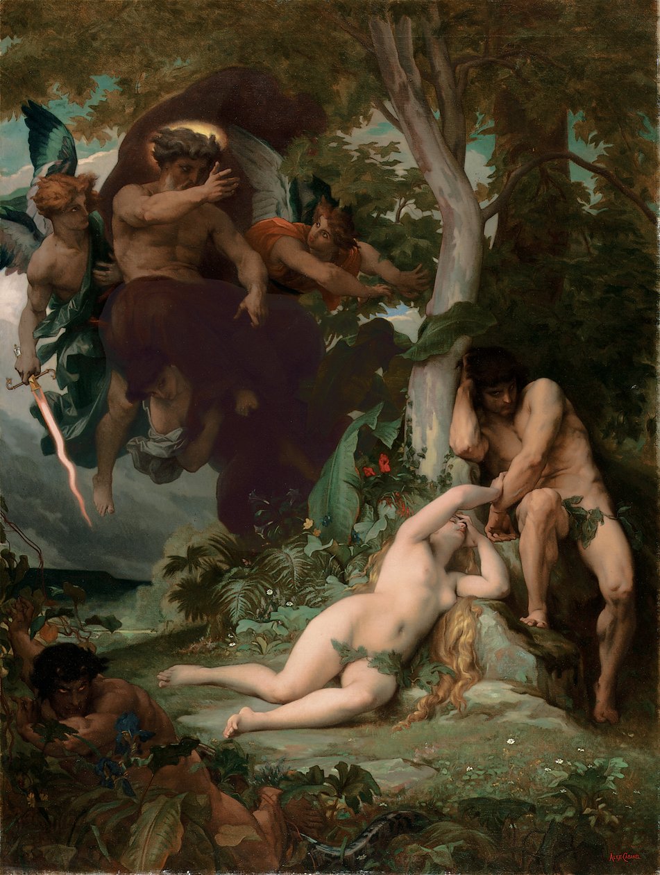 Paradise Lost by Alexandre Cabanel