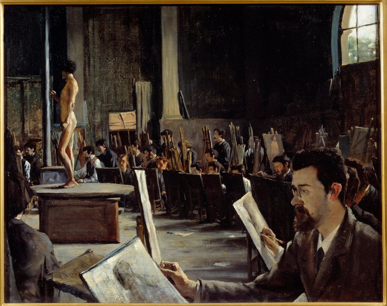 The workshop of the painter Alexandre Cabanel at the Ecole des Beaux Arts by Alexandre Cabanel