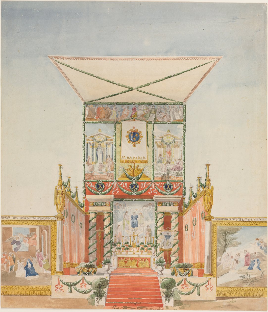 Portable Field Altar for Charles X by Alexandre Denis Abel de Pujol