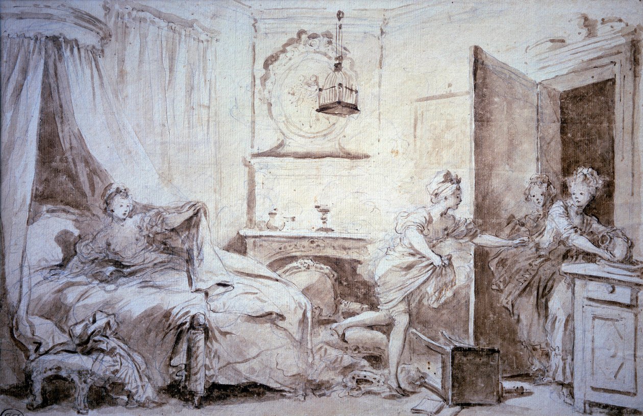 My Shirt Burn by Alexandre Evariste Fragonard