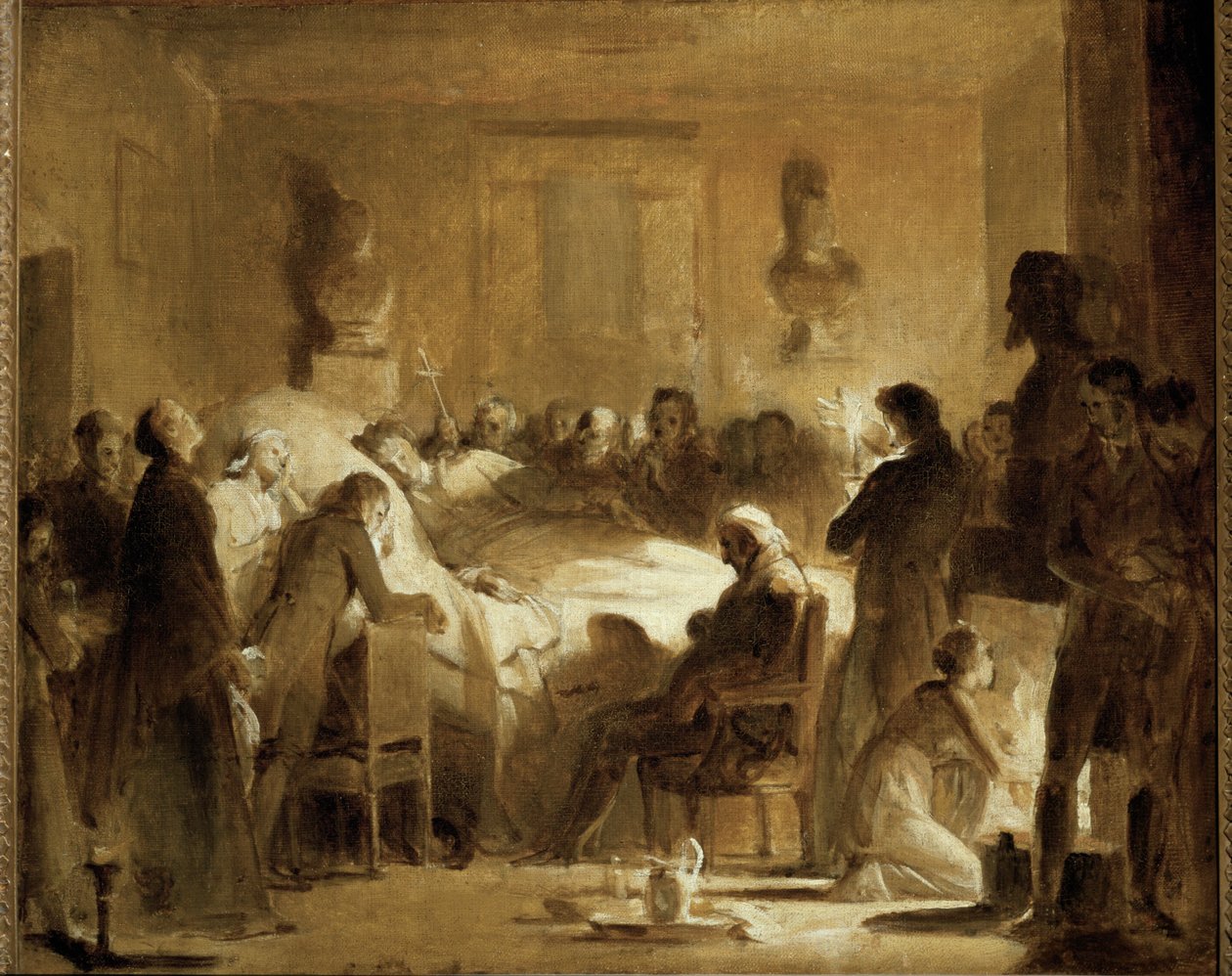 The last moments of the Duc de Berry by Alexandre Evariste Fragonard