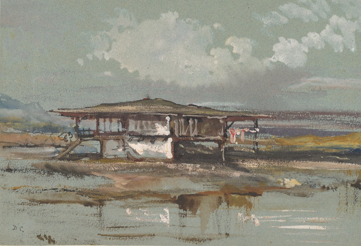 A House in Turkey, 1820-60 by Alexandre Gabriel Decamps