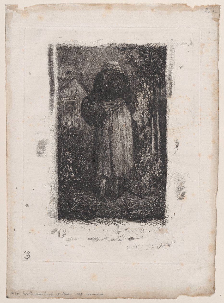 Old Beggar Woman, 1833-38 by Alexandre Gabriel Decamps