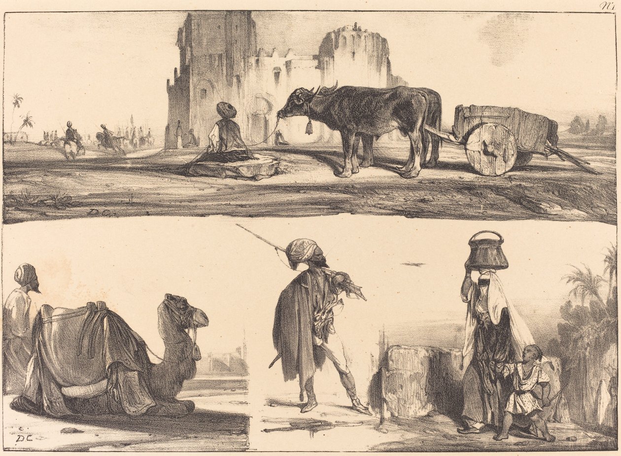Oriental Vignettes by Alexandre Gabriel Decamps