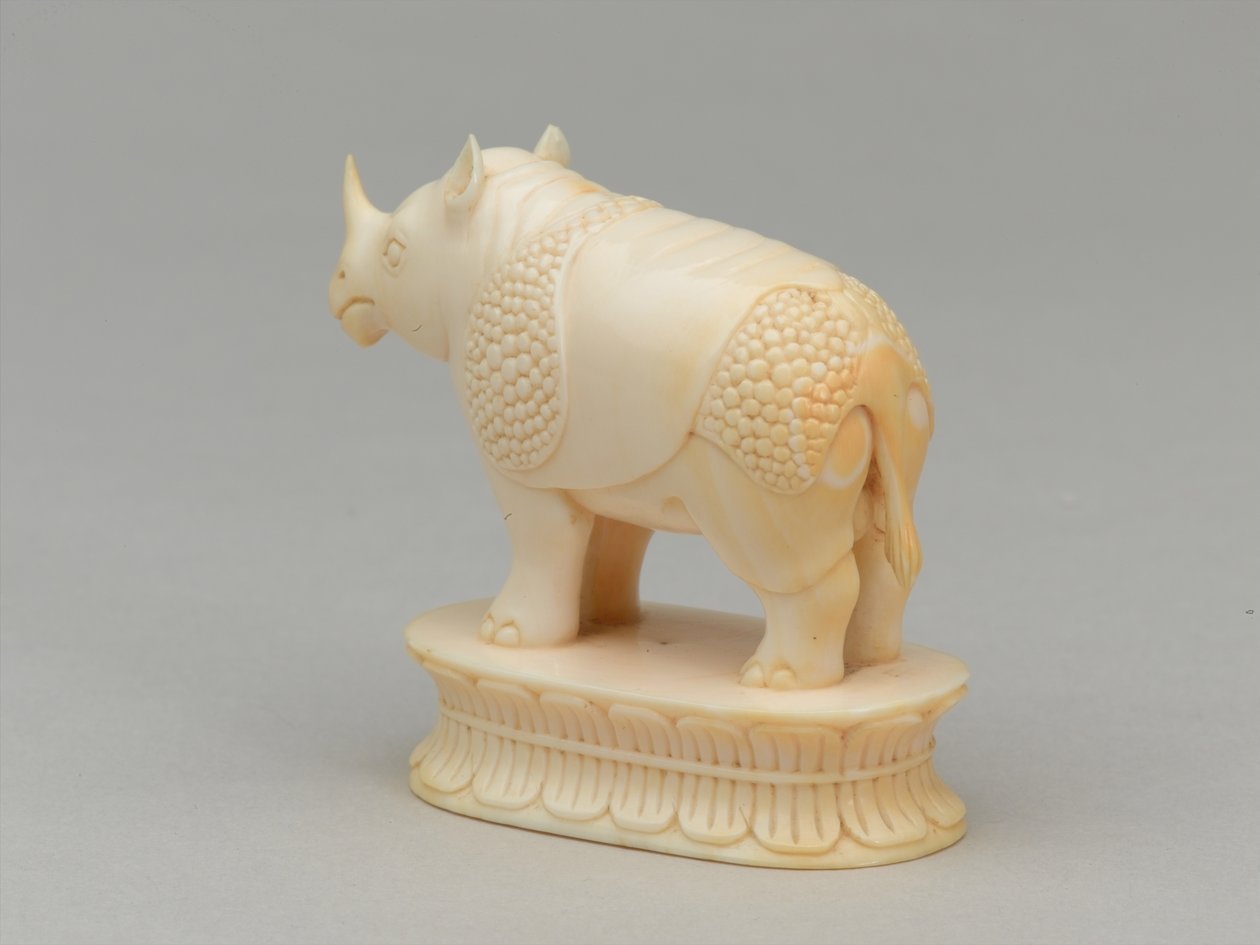 White Bishop, Chess Piece, India, Circa 1820 by Alexandre Josquin