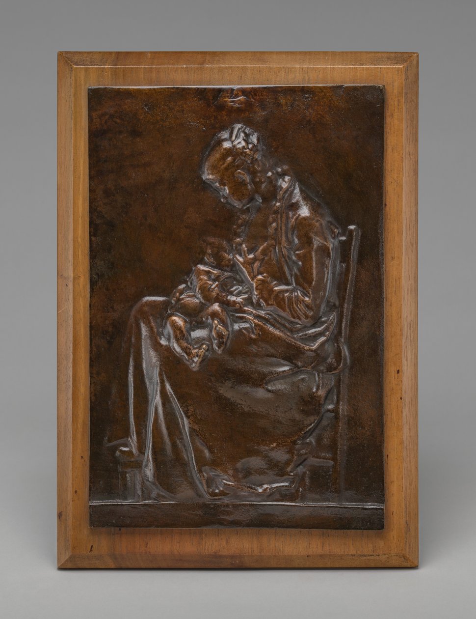 Maternity, or Young Woman Nursing a Child, model 1882 by Alexandre Louis Marie Charpentier