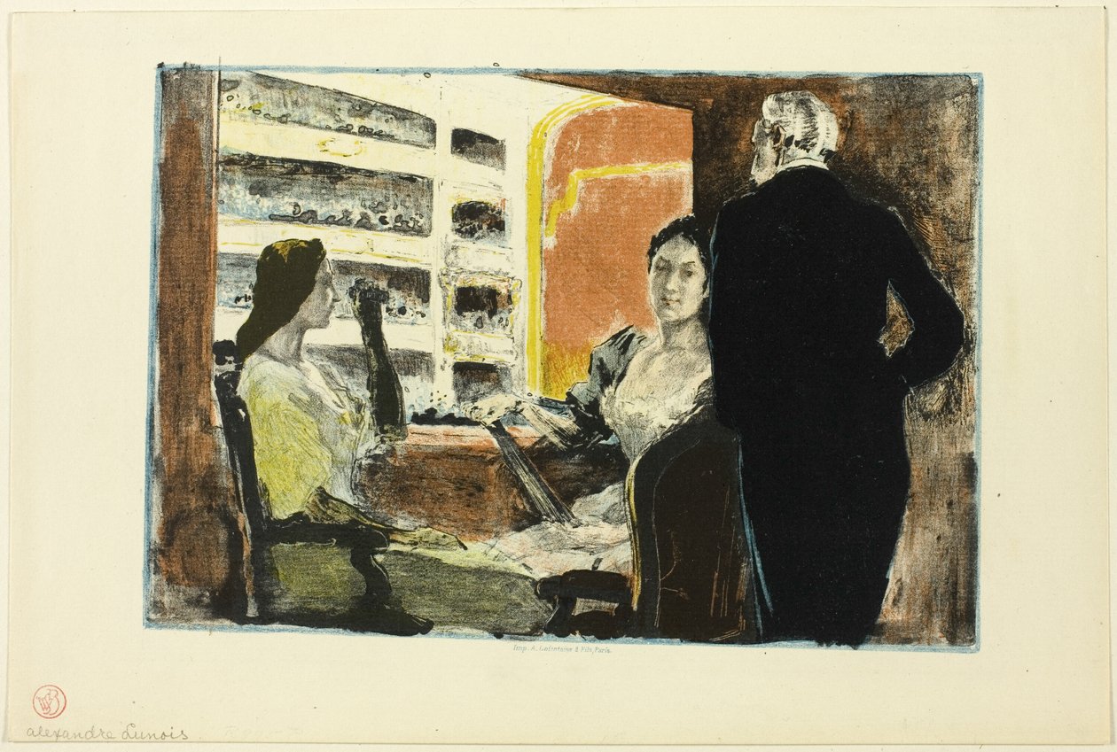 During Intermission by Alexandre Lunois