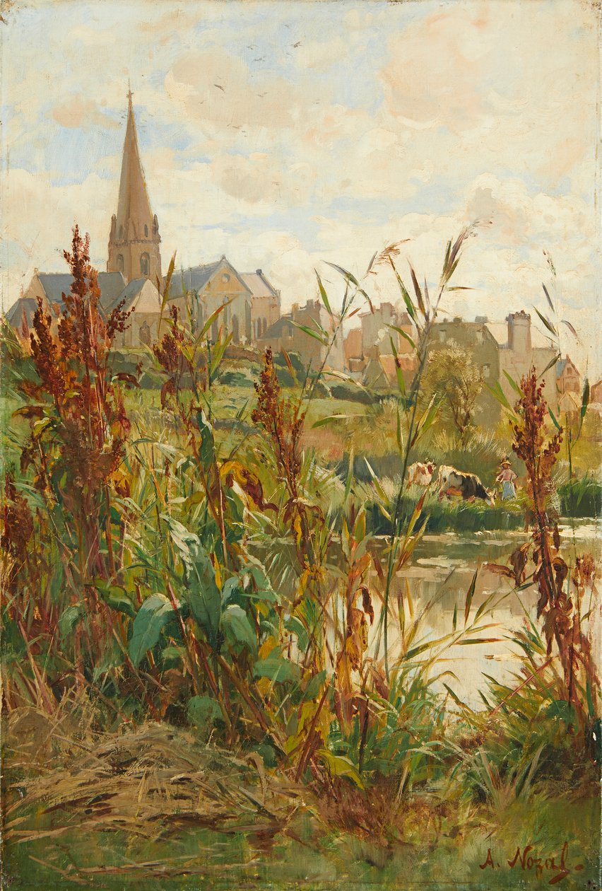 Church By the River by Alexandre Nozal