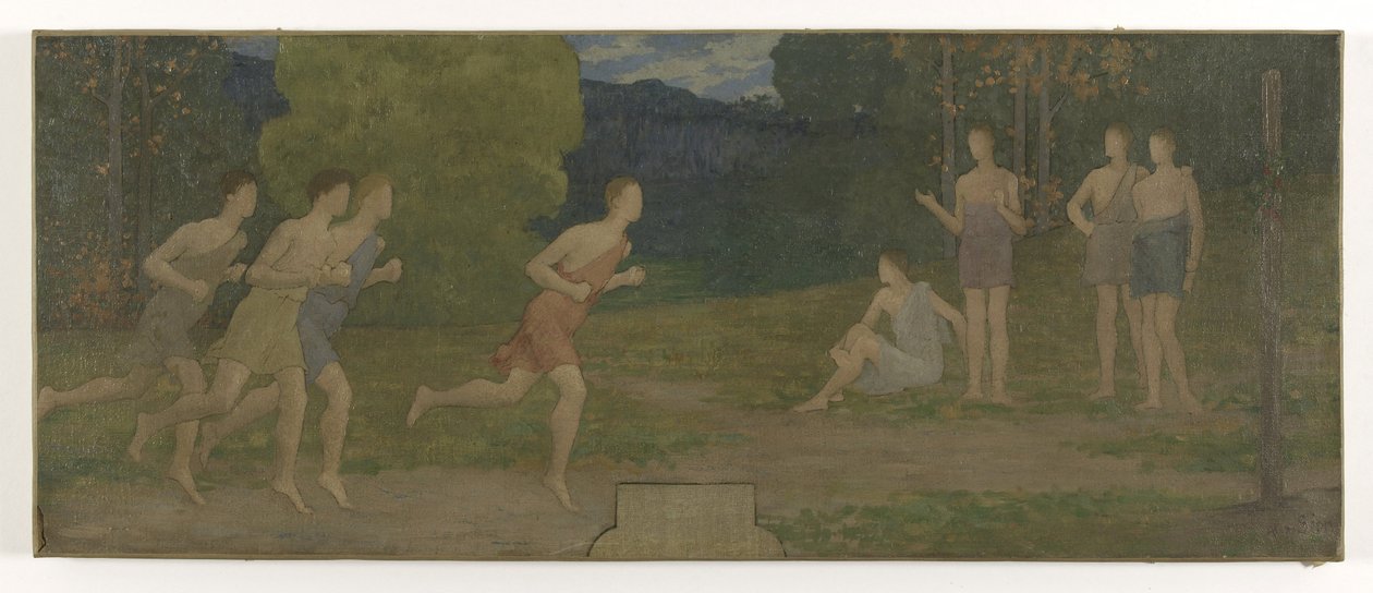Sketch for the Marriage Hall at Montreuil-sous-Bois Town Hall: The Ephebes by Alexandre Seon