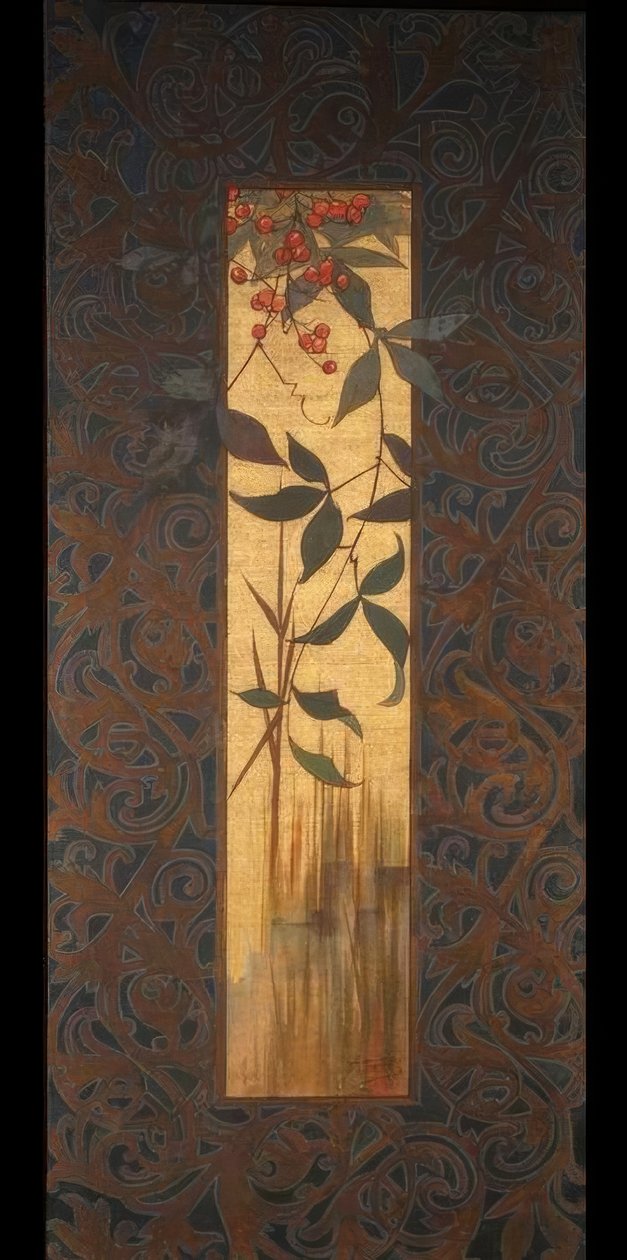 Composition with Winged Nymph Blowing Reeds by Alexandre de Riquer