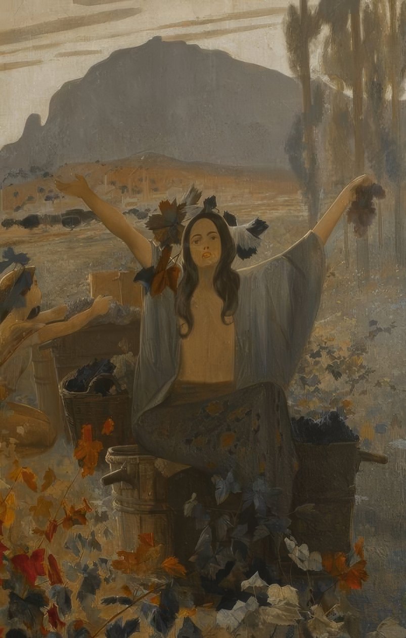 Mural Paintings, Symbolists. Casa Alegre of Sagrera, Terrassa by Alexandre de Riquer