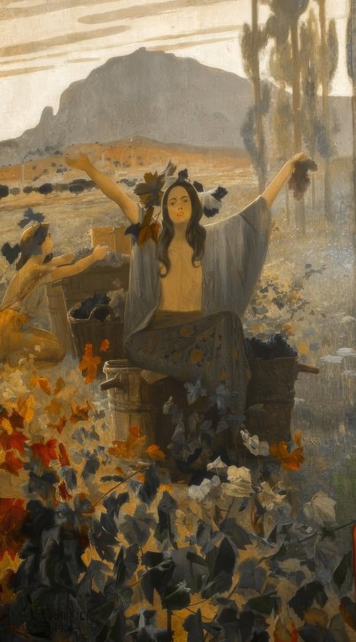 Symbolist Murals, Alegre de Sagrera House Museum, Terrassa by Alexandre de Riquer