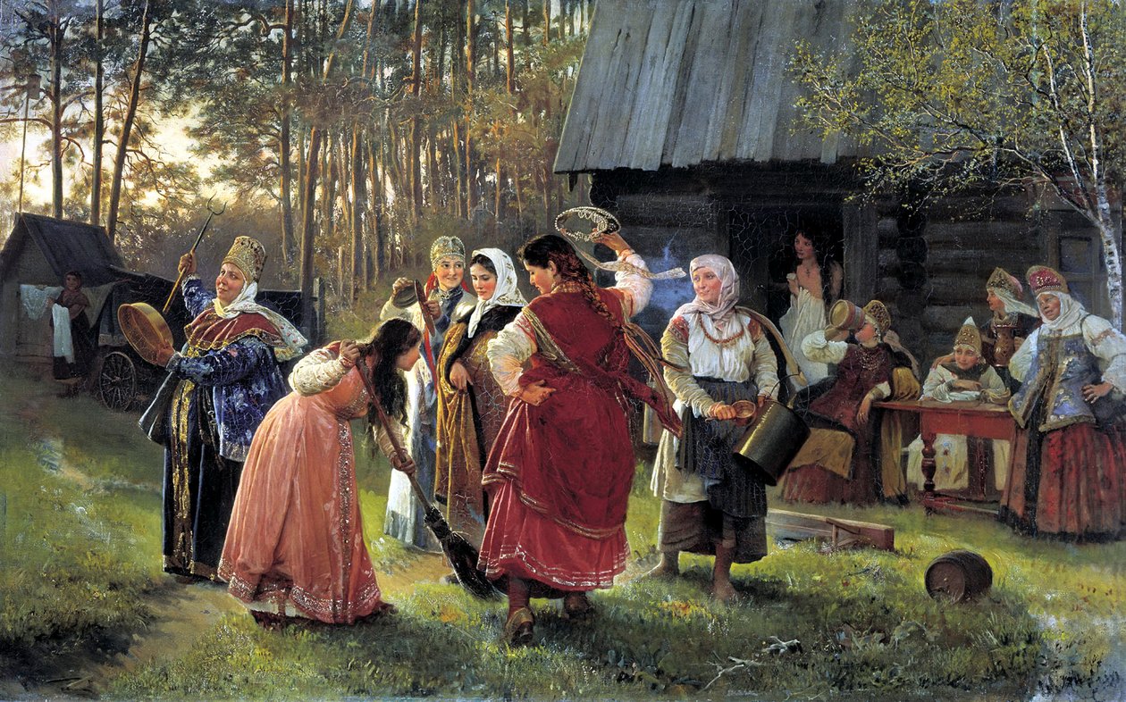Eve-of-the-Wedding Party, 1889 by Alexei Ivanovich Korzukhin