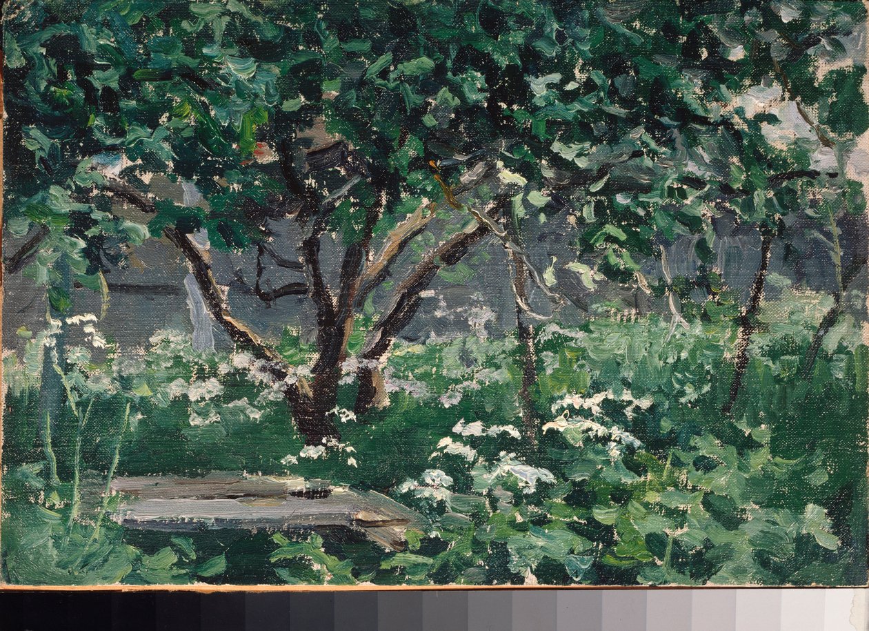 A Corner of the Garden by Alexei Steipanovitch Stepanov
