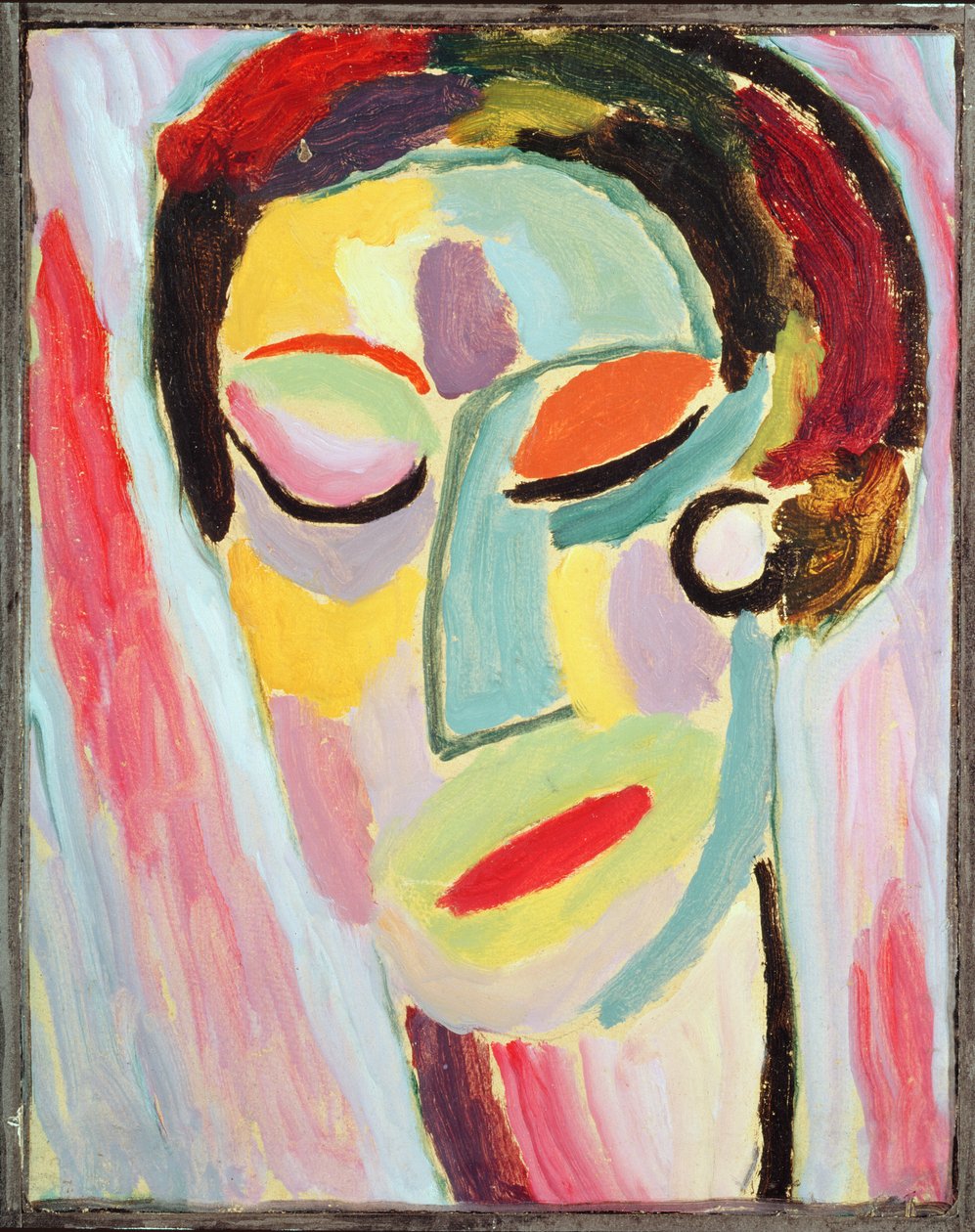 Closed Eyes by Alexej von Jawlensky