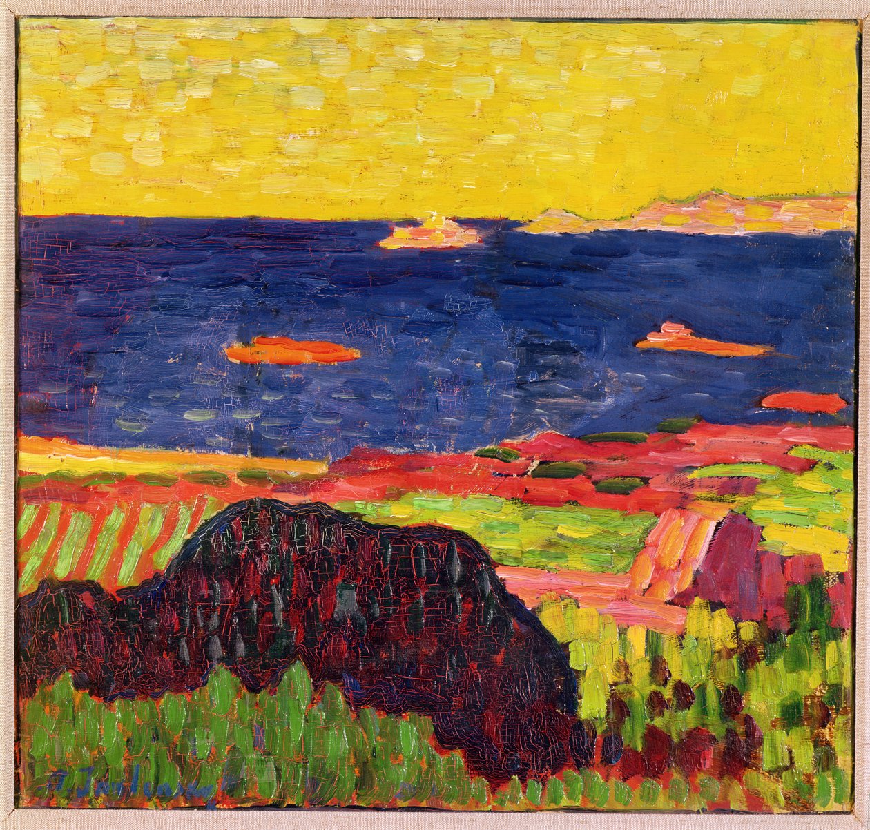 The Coast near Carantec by Alexej von Jawlensky