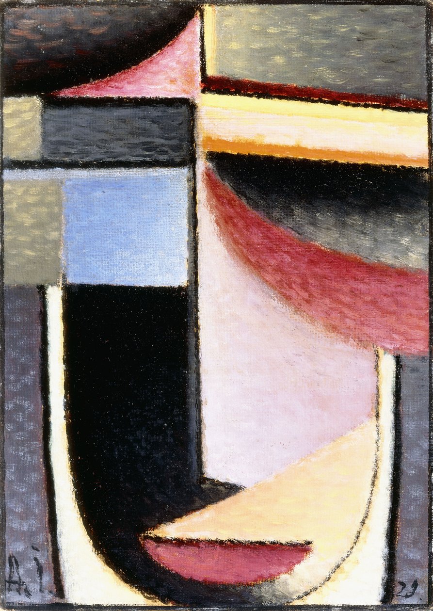 Abstract Head: The Chalice Passed Me by Alexej von Jawlensky