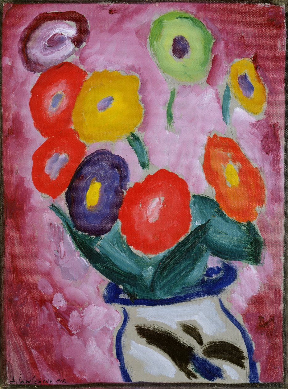 Floral Still Life by Alexej von Jawlensky