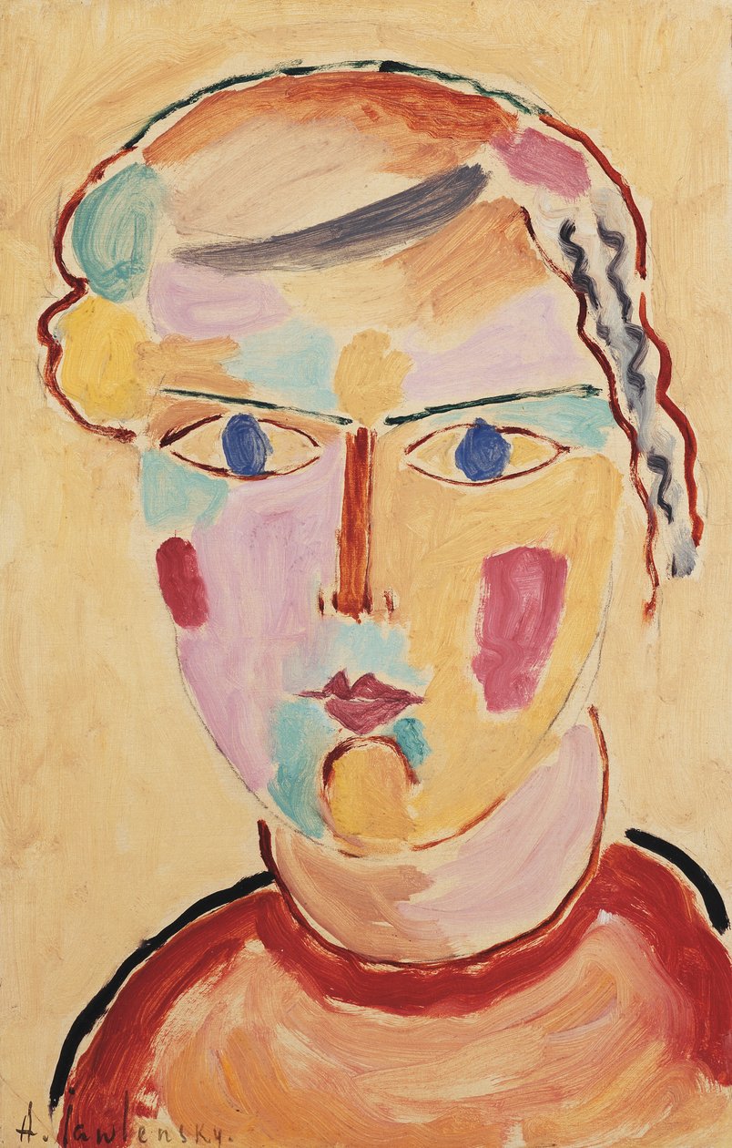 Girl, Bright in Appearance by Alexej von Jawlensky