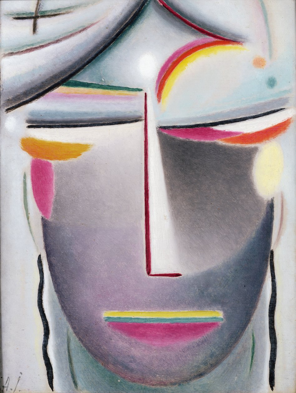 Head (Dark Buddha) by Alexej von Jawlensky