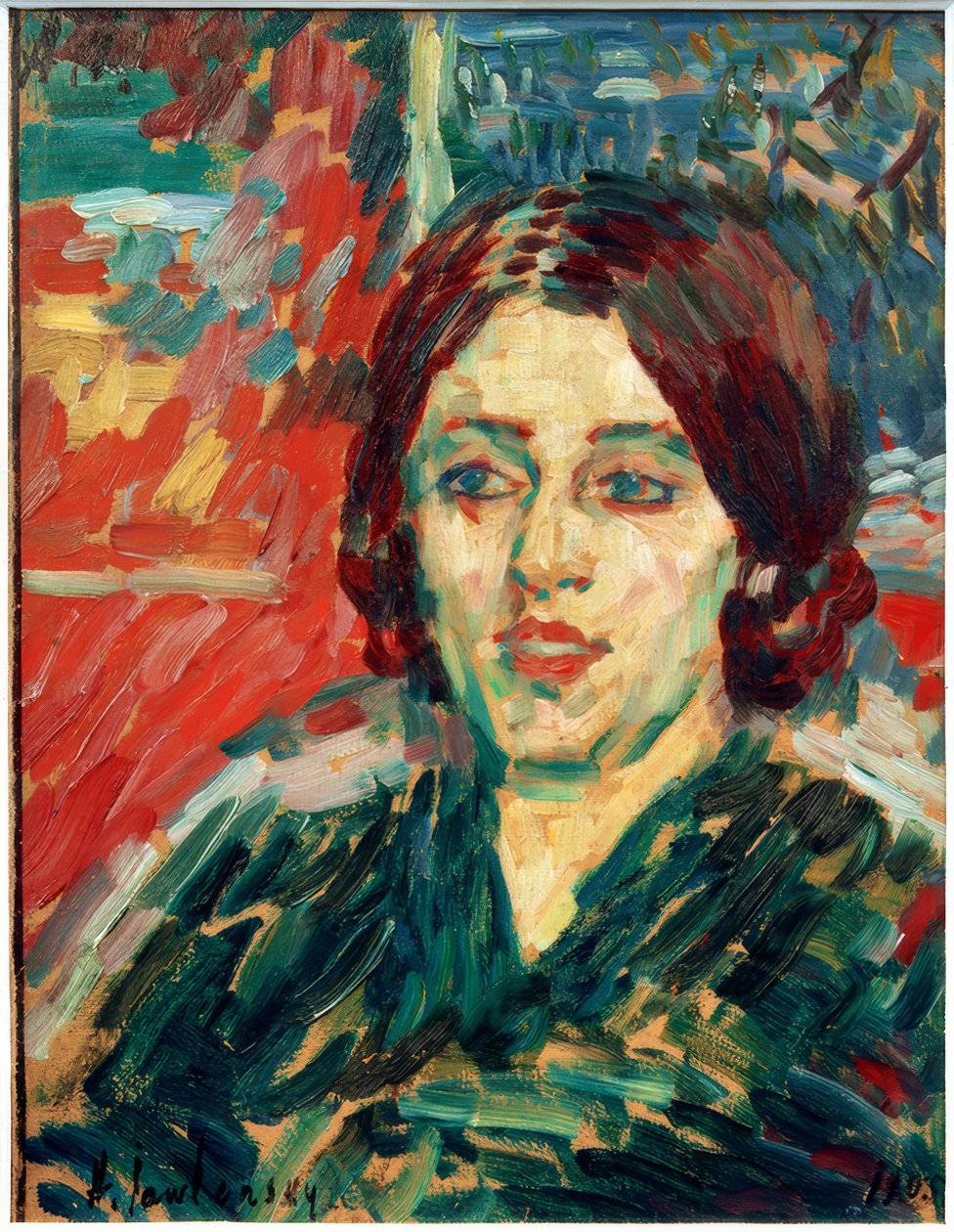 Madame Curie I by Alexej von Jawlensky