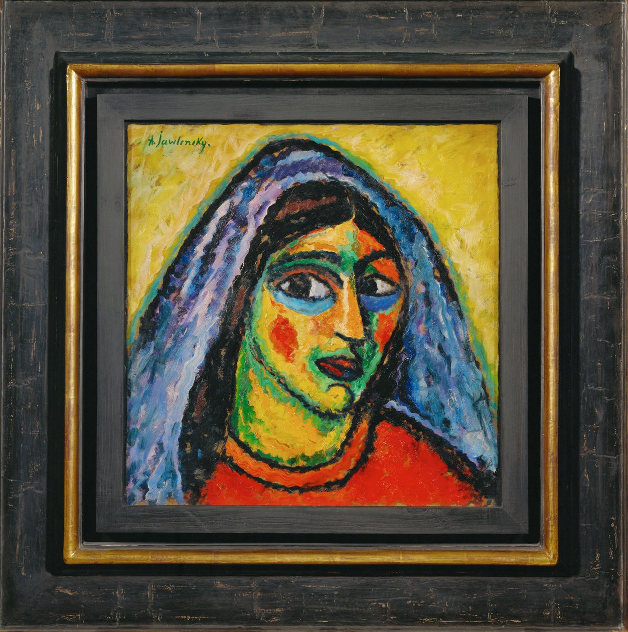 Manola with a Violet Veil by Alexej von Jawlensky