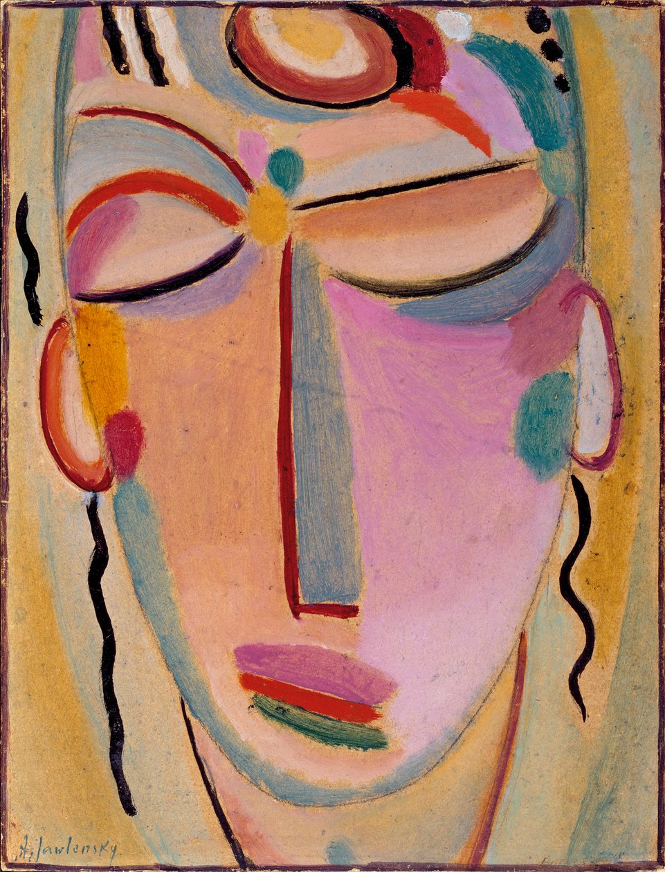 Mystical Head: Meditation by Alexej von Jawlensky