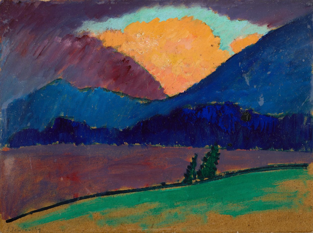 Summer Evening in Murnau by Alexej von Jawlensky