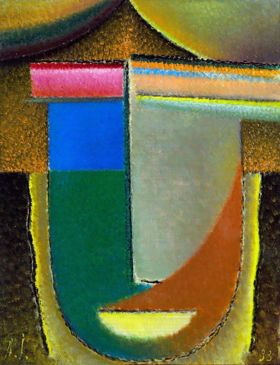 Abstract Head. Africa by Alexej von Jawlensky