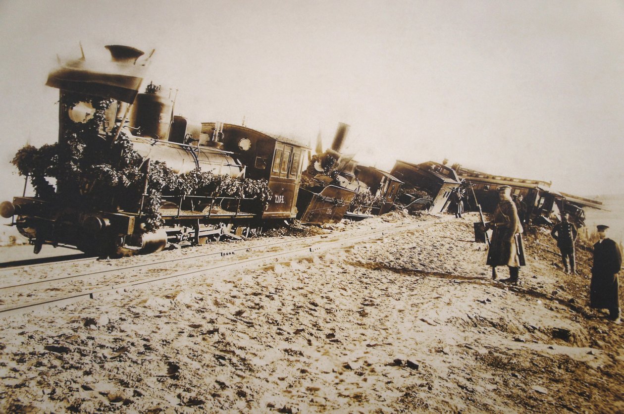 The Borki Train Disaster on October 29 by Alexey Mikhaylovich Ivanitsky