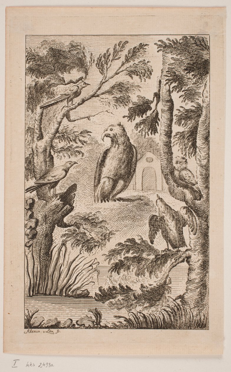 The Eagle and a Gathering of Birds by Alexia von Lode
