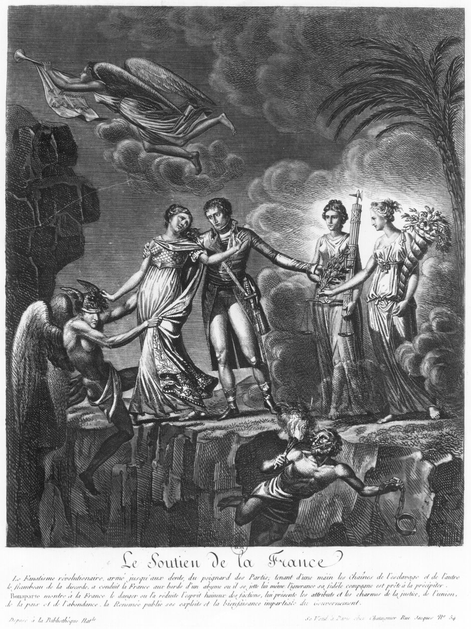 Allegory of the Good Government of Napoleon Bonaparte (1769-1821) from 