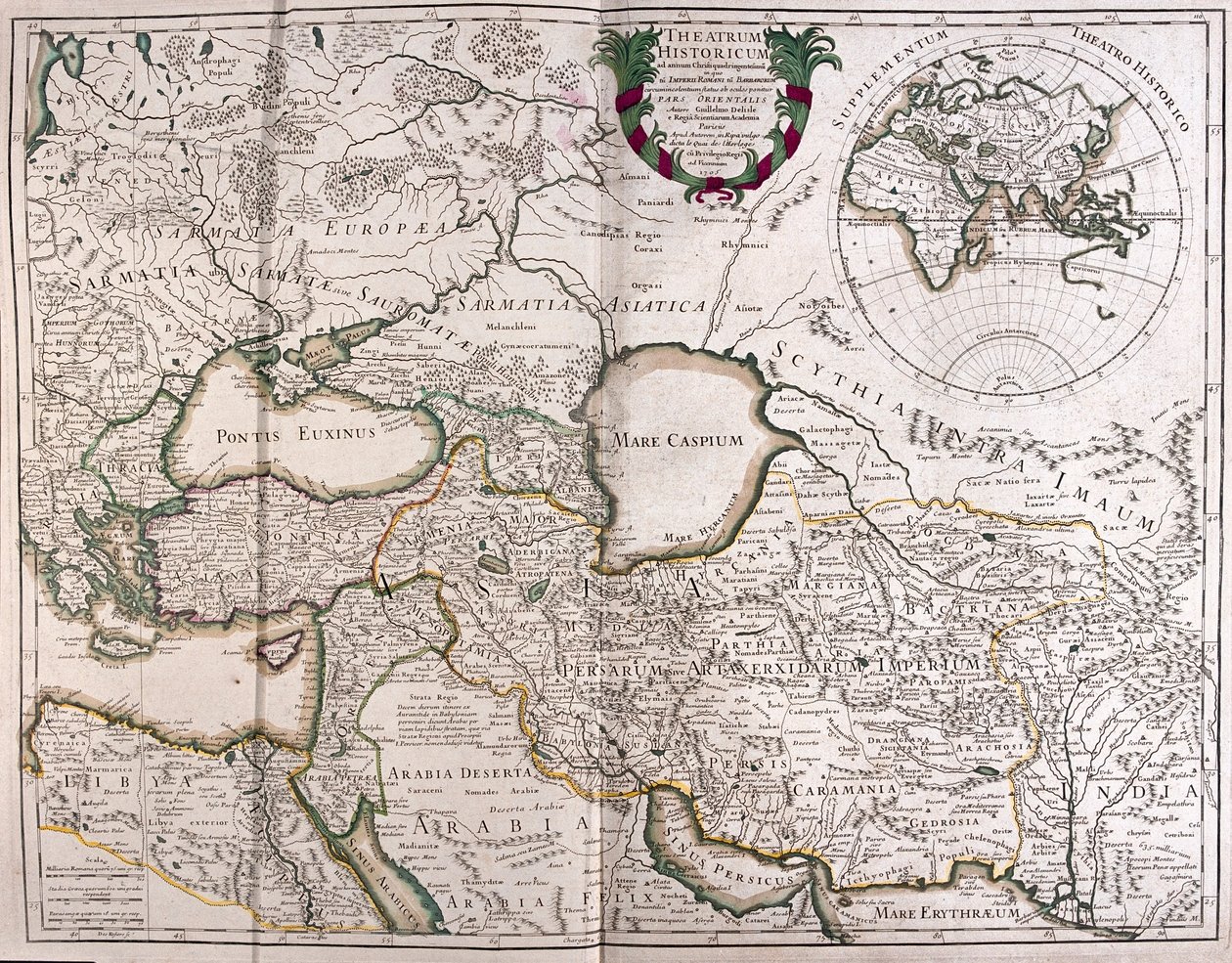 East Europe, Asia and north Africa - by A by Alexis Hubert Jaillot