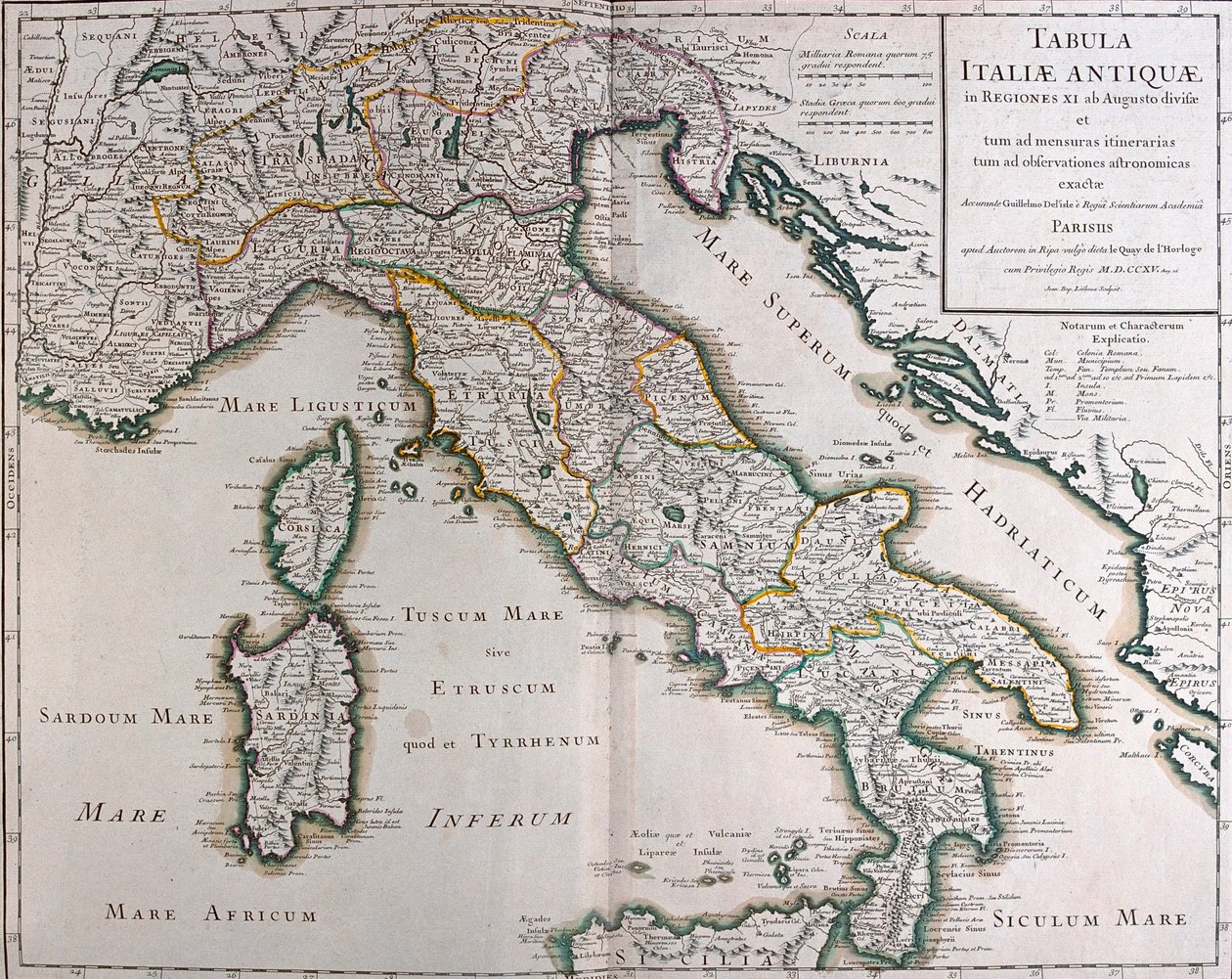 Italy by Alexis Hubert Jaillot