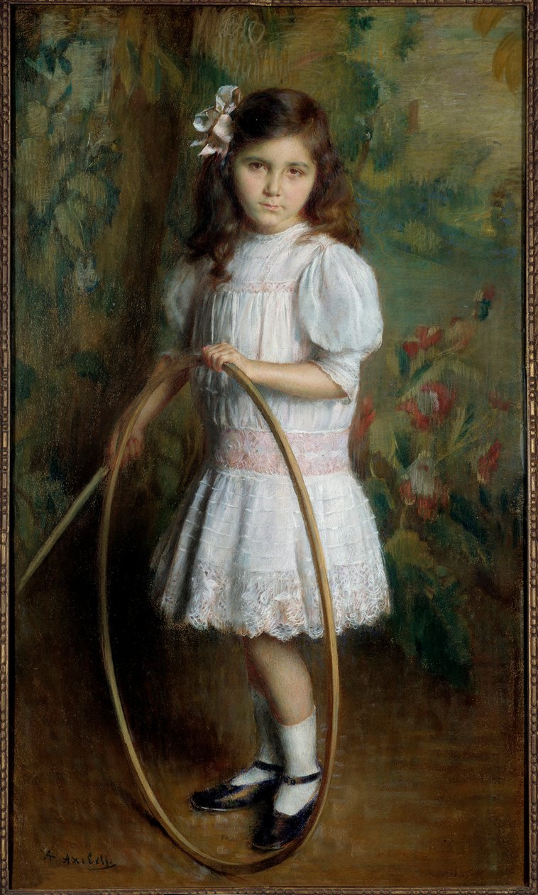 Daughter of the Artist with a Hoop by Alexis Axilette