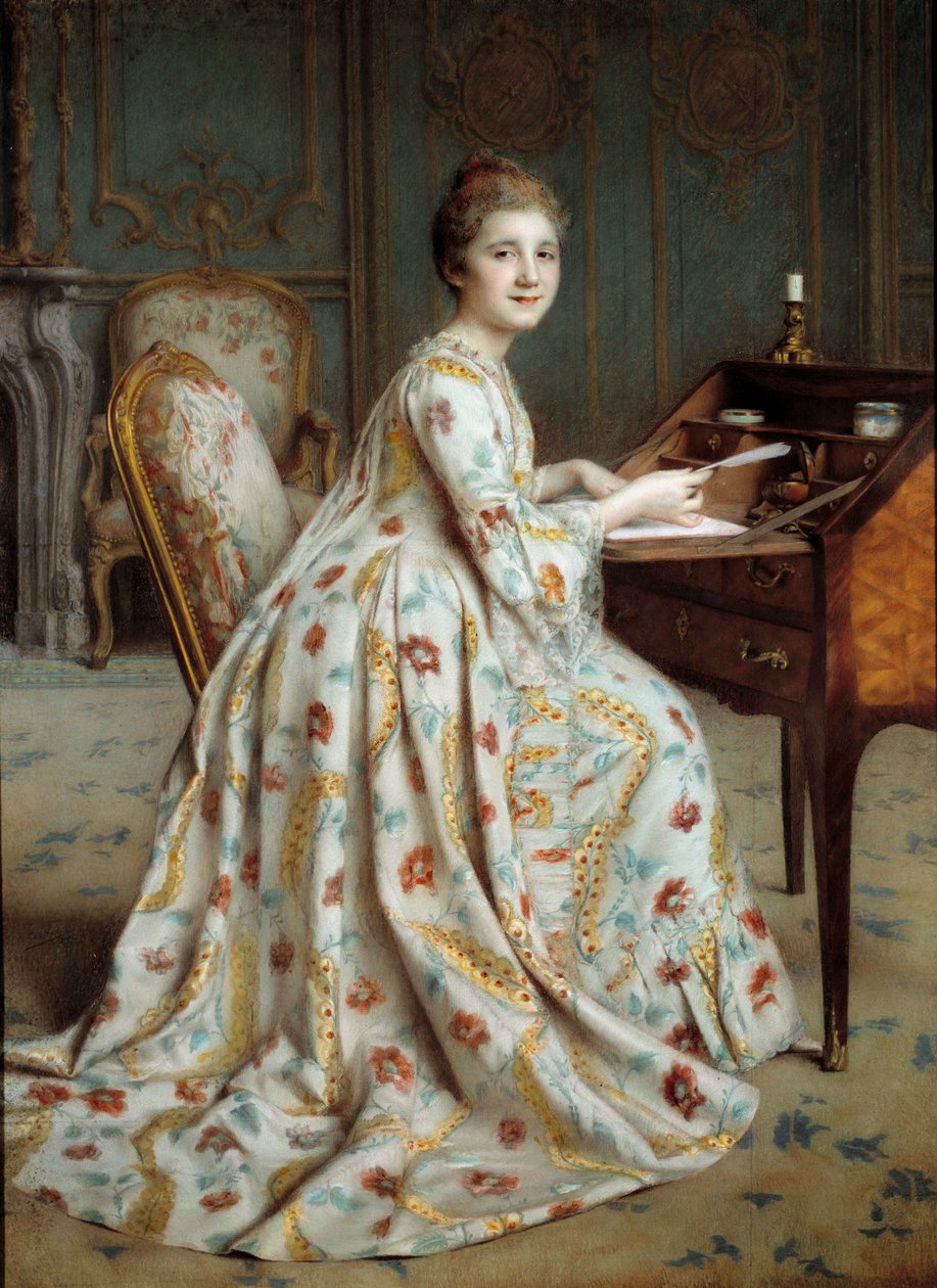 Portrait of the Marquise Dubois Mouchet by Alexis Axilette