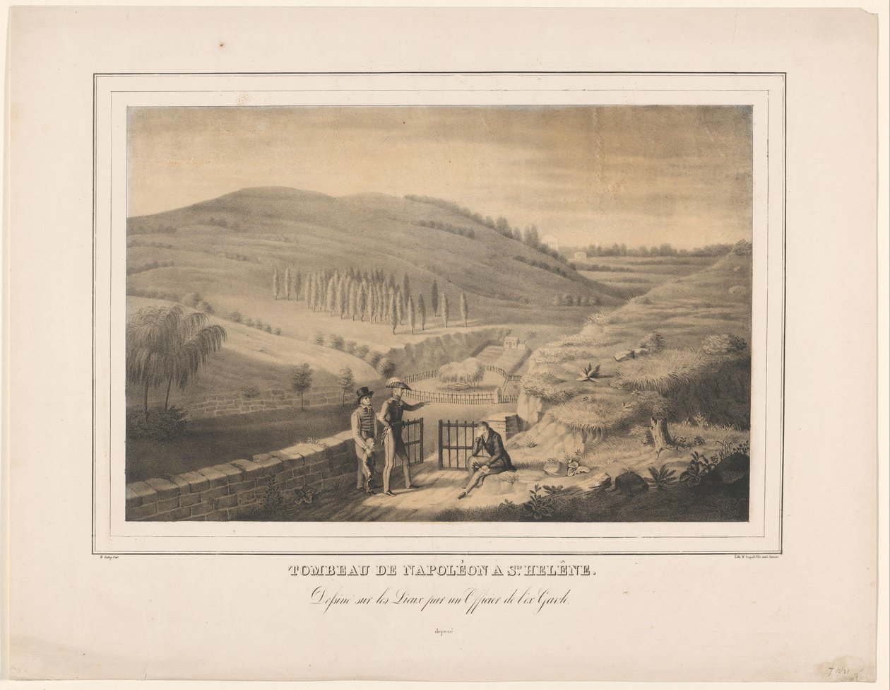 Tomb of Napoleon on Saint Helena by Alexis Bafcop