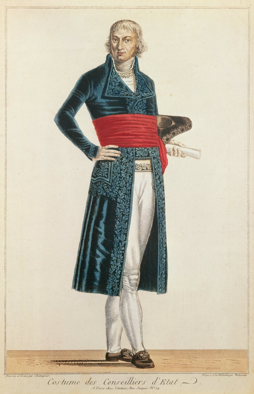 Uniform of the Councillor of State by Alexis Chataigner
