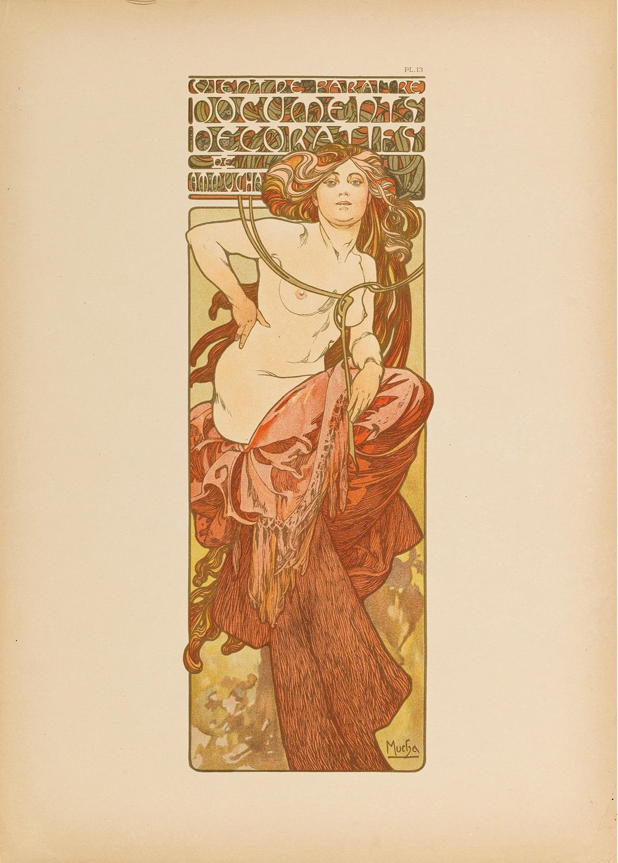 Decorative Documents, 1902 by Alfons Marie Mucha