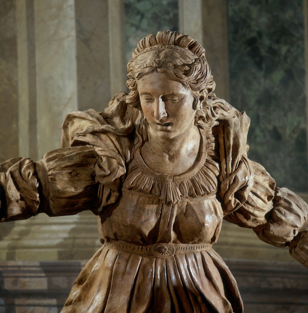 Mary Magdalene (detail) by Alfonso Lombardi
