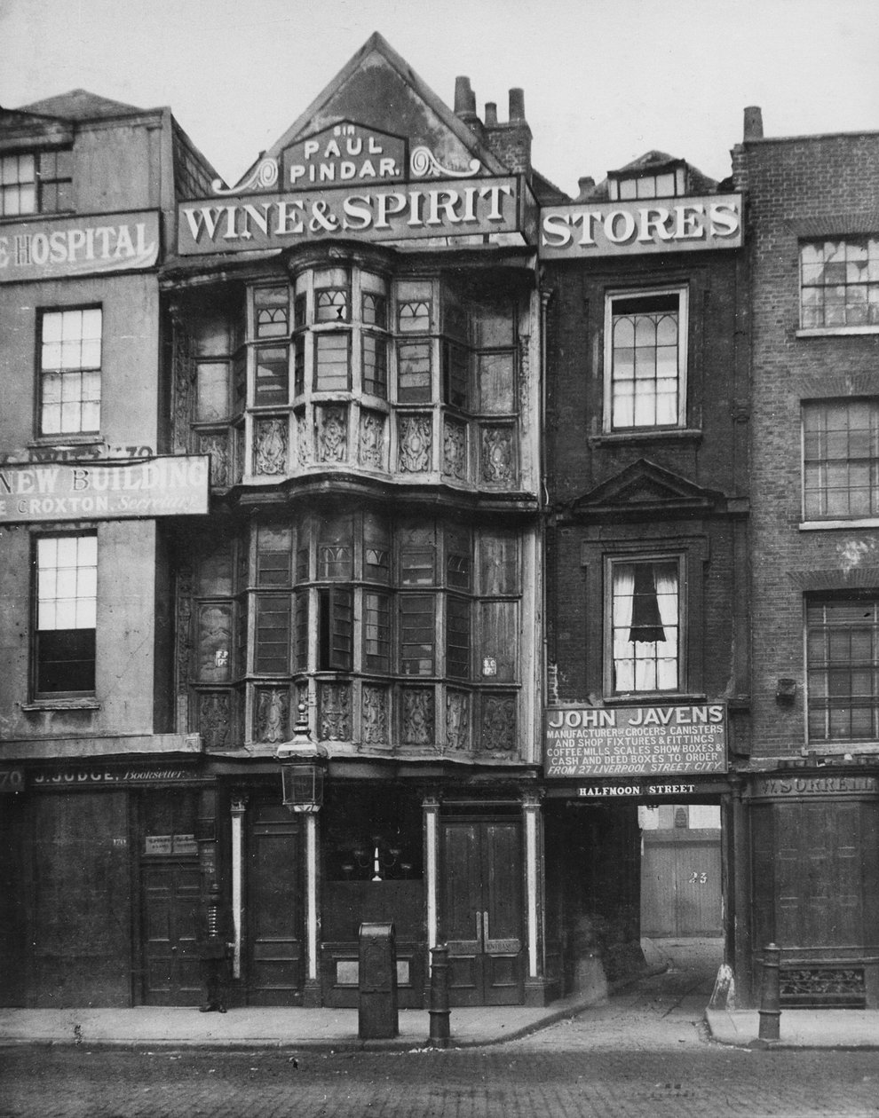 The Sir Paul Pindar, Bishopsgate Street, c.1878 by Alfred and John Bool