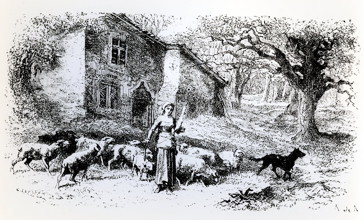 Joan of Arc in Domremy by Alfred Brunel de Neuville