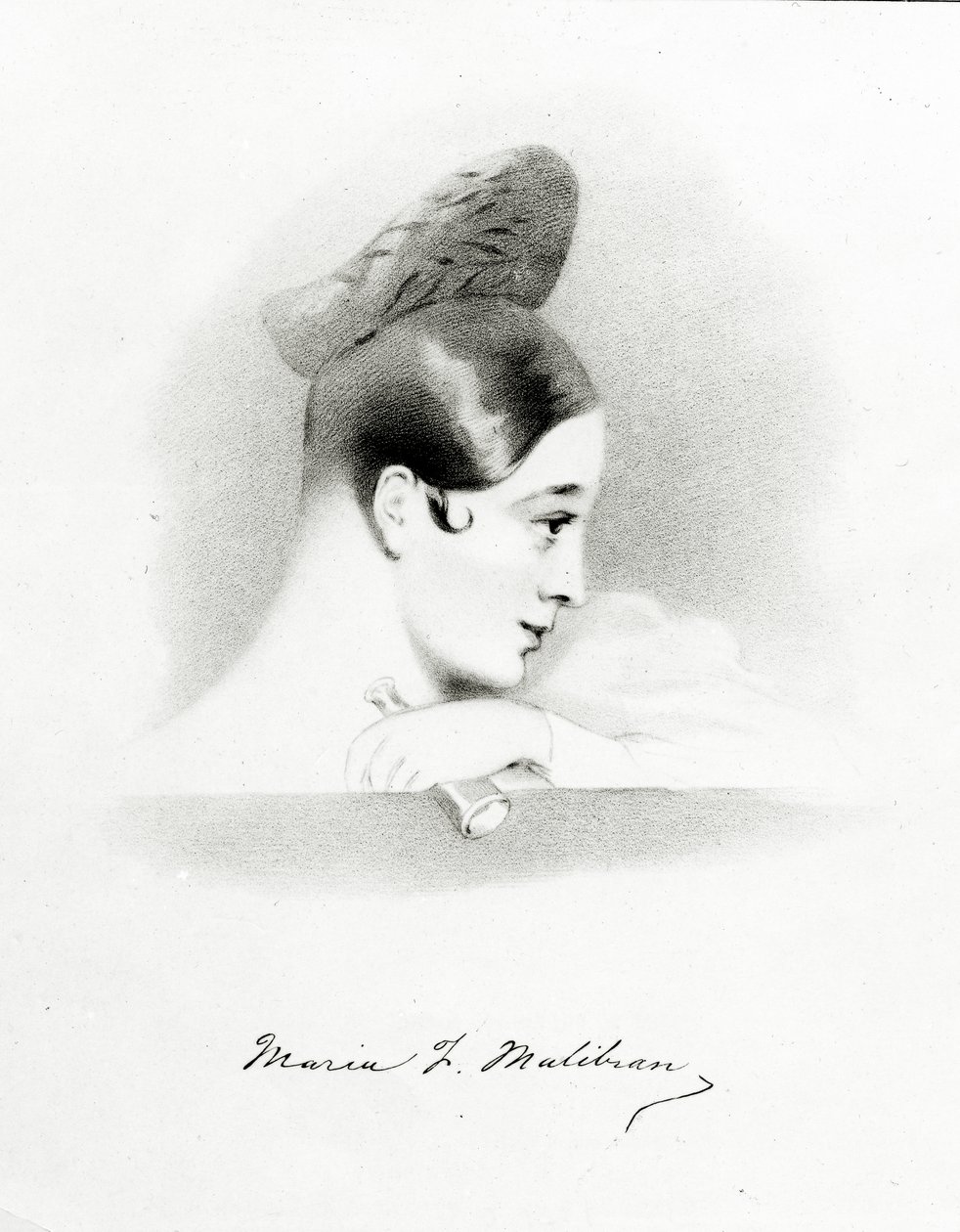 Marie Malibran, engraved by Richard James Lane, 1836 by Alfred Edward Chalon