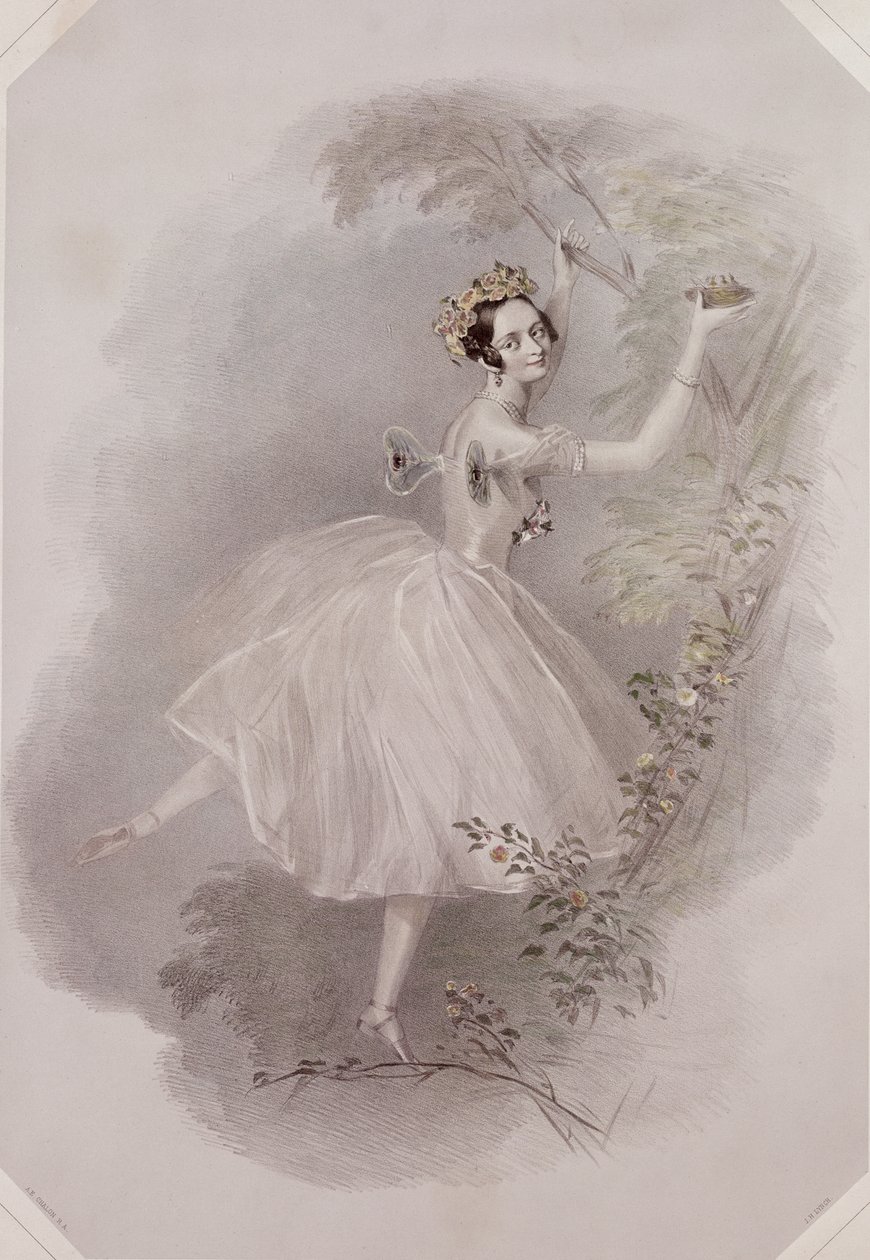 Marie Taglioni (1804-84) as the Sylph in 